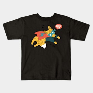 Fox superhero Kids T-Shirt